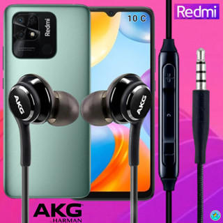 หูฟัง สมอลทอล์ค Redmi AUX In-Ear เรดมี่ อินเอียร์ เสียงดี เบสหนัก สายผ้าถักทนทาน เล่น-หยุดเพลง-เพิ่ม-ลดระดับเสียง 10C