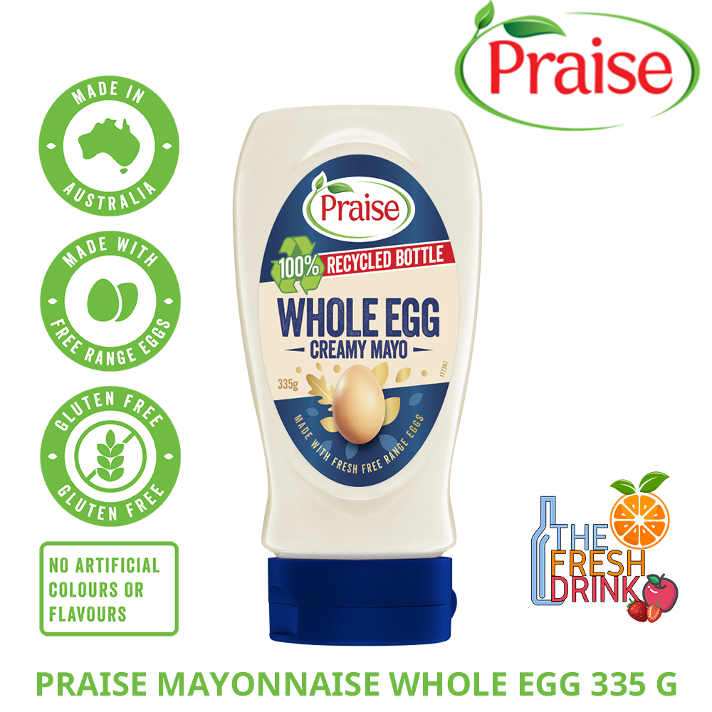Praise Mayonnaise Whole Egg มายองเนส ผสมไข่ 335g Shopee Thailand