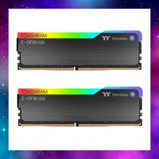 16GB (8GBx2) DDR4 3200MHz RAM (หน่วยความจำ) THERMALTAKE TOUGHRAM Z-ONE RGB ประกันLT