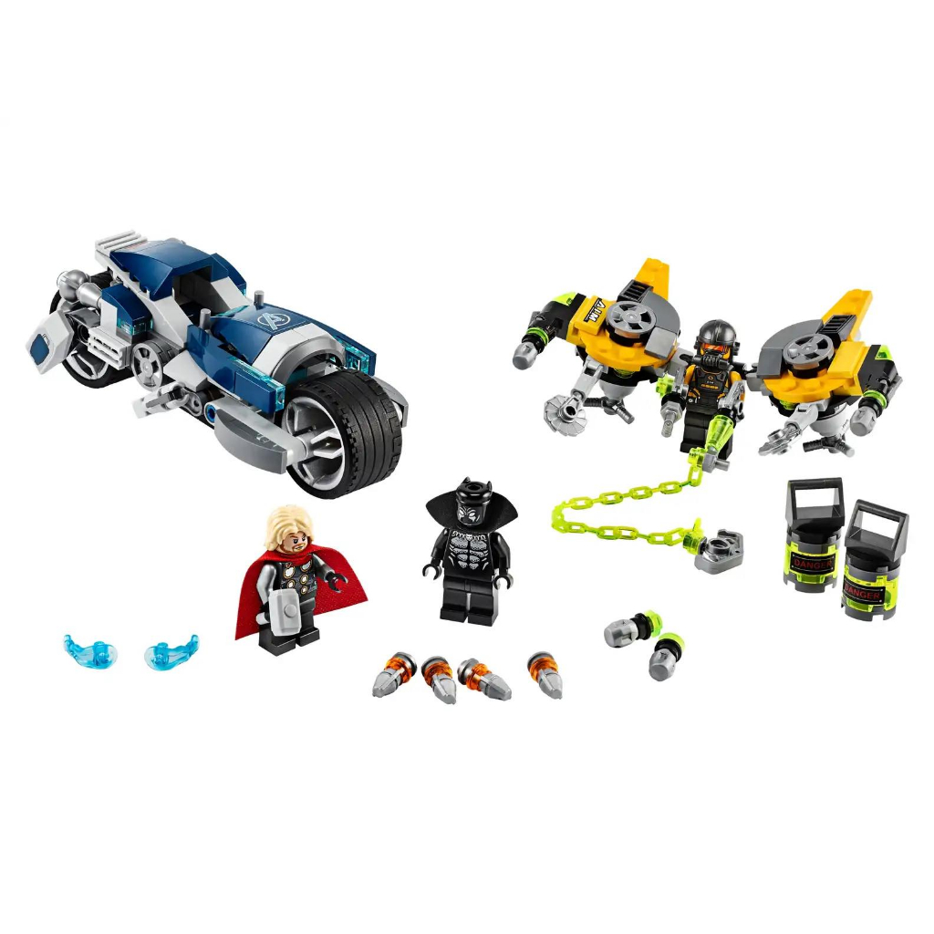 lego-marvel-avengers-speeder-bike-attack-76142-เลโก้ใหม่-ของแท้-กล่องสวย-พร้อมส่ง