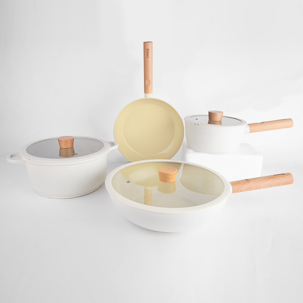 Simplus กะทะ หม้อ กระทะ 18/24CM กระทะ/28CM wok/24CM หม้อซุป/18CM หม้อนม ...