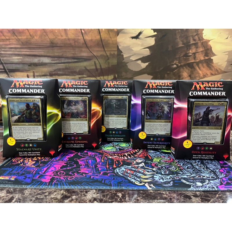 MTG Commander Decks 2016 , Open Hostility , Invent Superiority , Breed