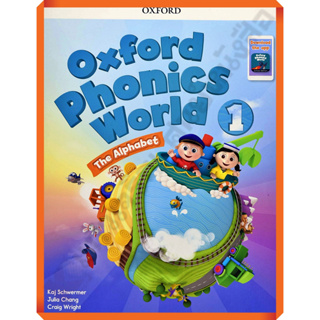 หนังสือเรียน Oxford Phonics World 1 Students Book with app pack(มีโค้ดด้านใน)/9780194737999 #OXFORD