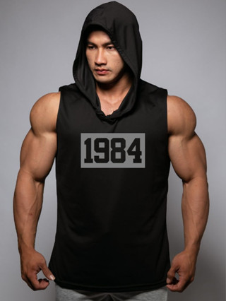 1984 เสื้อฮู้ดแขนกุด Sleeveless Hoodies