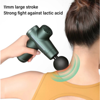 Mini Massage Gun Electric Portable Fascial Muscle Massage Gun ปืนนวดกล้ามเนื้อ เครื่องนวดไฟฟ้า