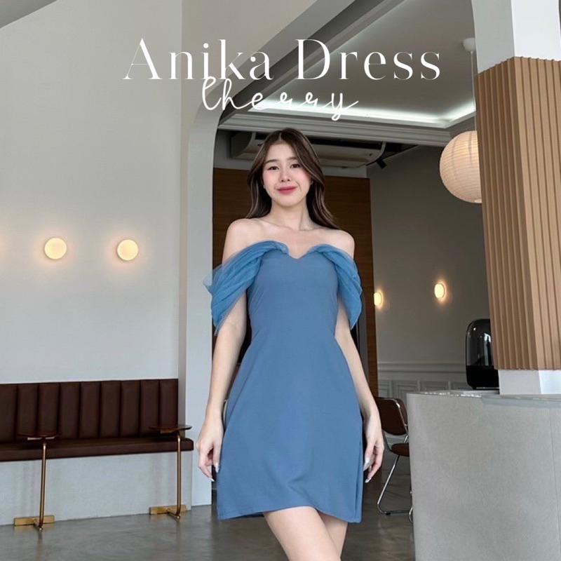 anika-dress-เดรสเกาะอกคุณหนู-งานน่ารัก-ราชนิกุลมากก