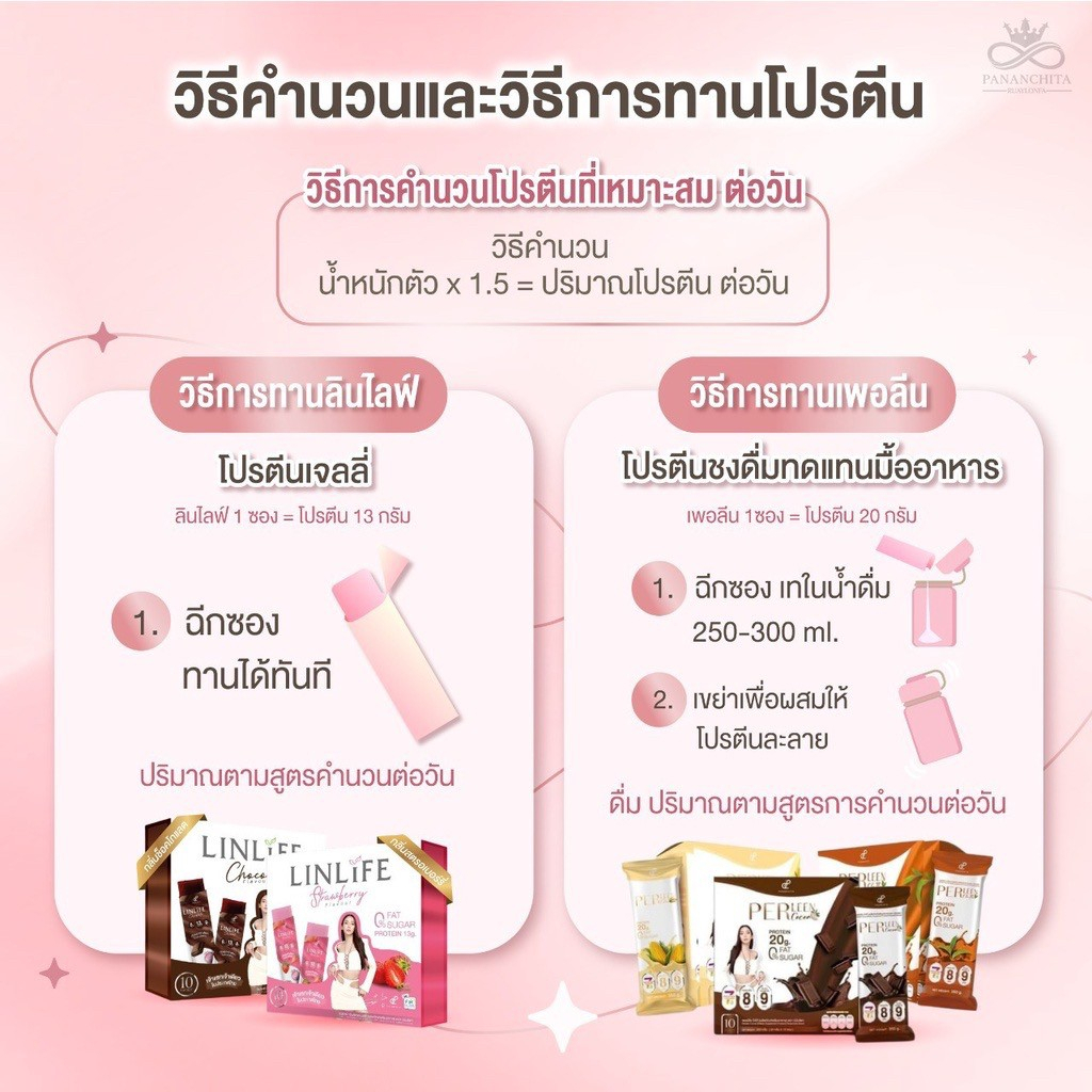 linlife-ลินไลฟ์-ปนันชิตา-โปรตีนเจลลี่ลีนไลฟ์-โปรตีนอั้ม-10-ซอง-กล่อง