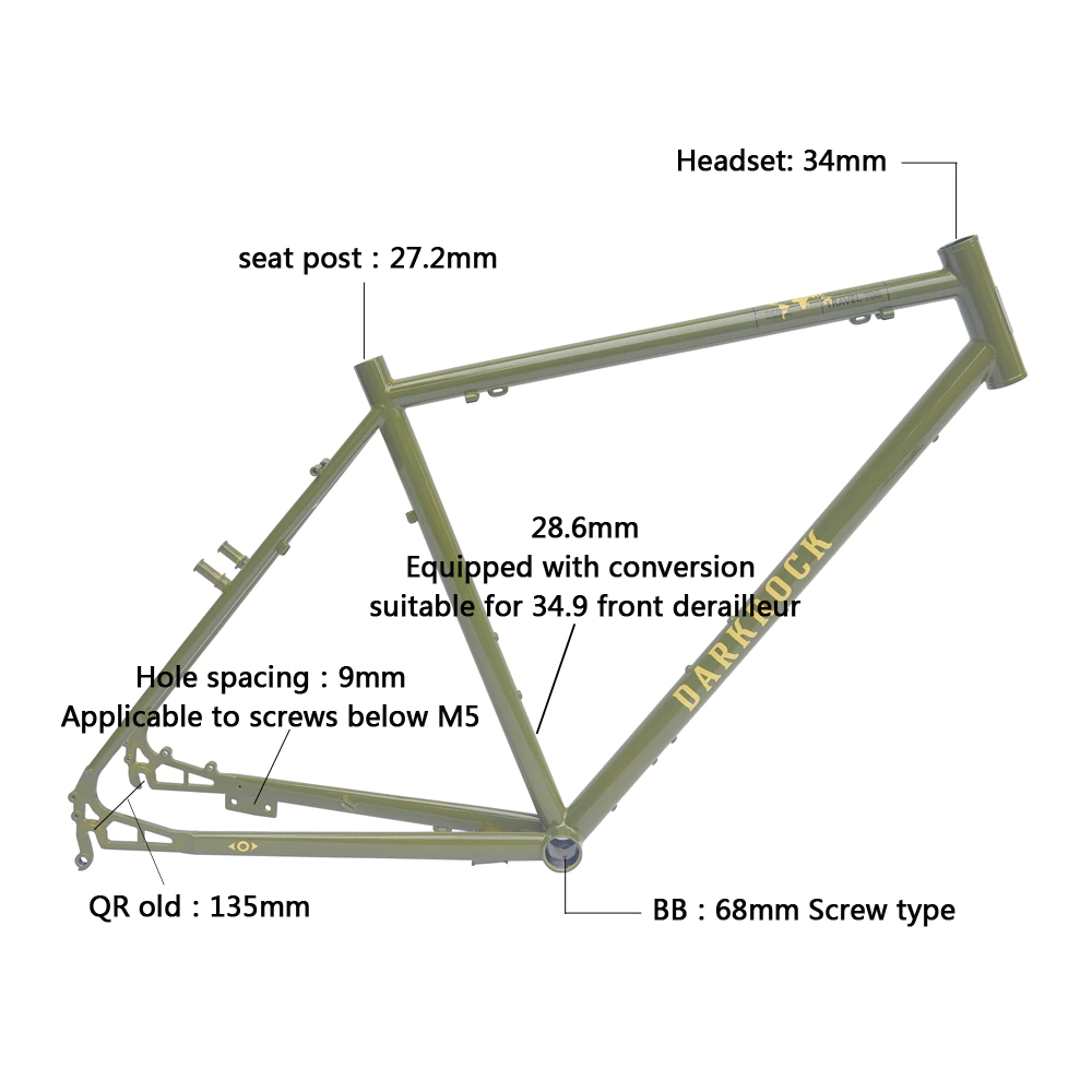 จักรยานทัวร์ริ่ง-darkrock-super-travel-700-touing-bike-1-11สปีด-deore-2023