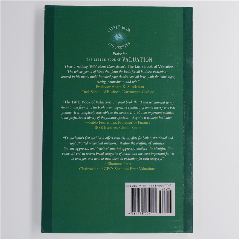 หนังสือภาษาอังกฤษ-the-little-book-of-valuation-by-aswath-damodaran-หนังสือพัฒนาตนเอง