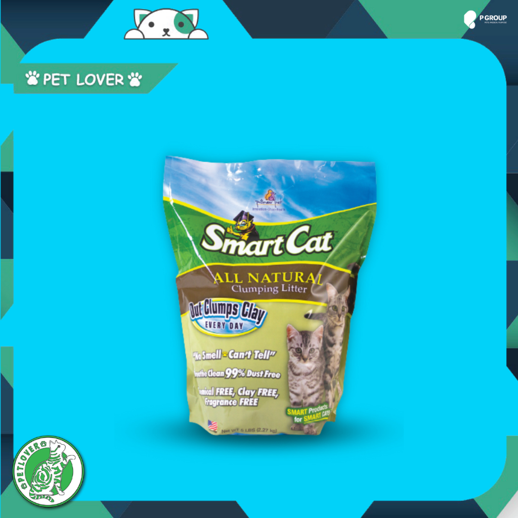smart-cat-ทรายแมวปลอดสาร-5l-ธรรมชาติ-100-มาตราฐานการผลิตจากอเมริกา