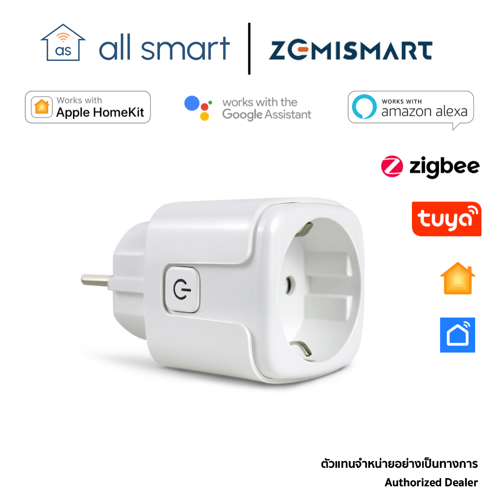 zemismart-tuya-zigbee-smart-plug-16a-eu-type-เซมิสมาร์ท-ปลั๊กไฟอัจฉริยะระบบทูย่า-ซิกบี-16a-แบบขากลม