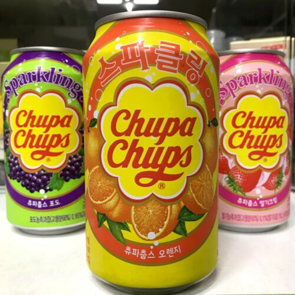 chupa-chups-เครื่องดื่มอัดก๊าซ-รสผลไม้-ตราจูปา-จุ๊ปส์-จากประเทศเกาหลี-บรรจุกระป๋อง-345ml