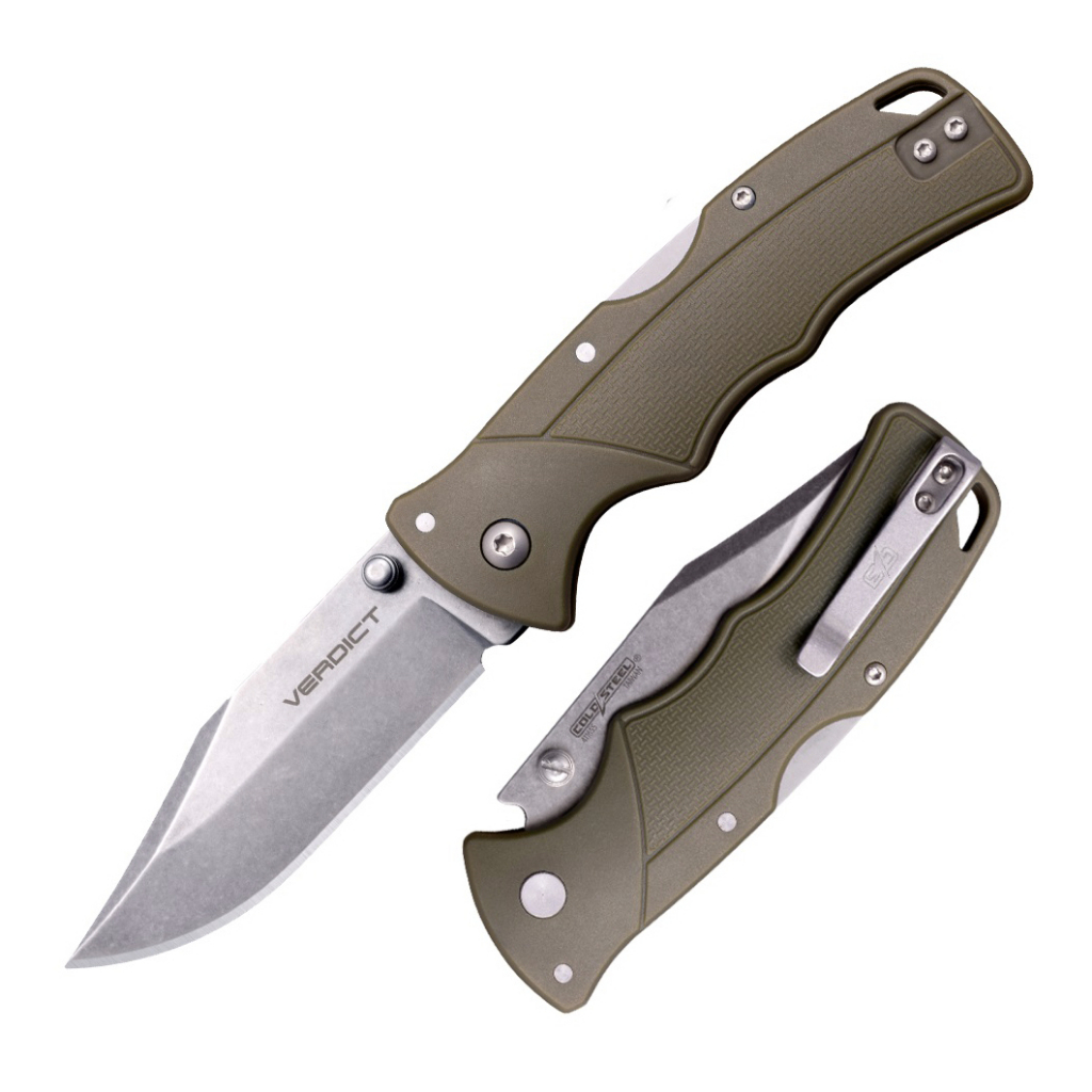 มีดพับ-cold-steel-verdict-folding-knife-4116-clip-point-blade-fde-gfn-handles-fl-c3cpssfde