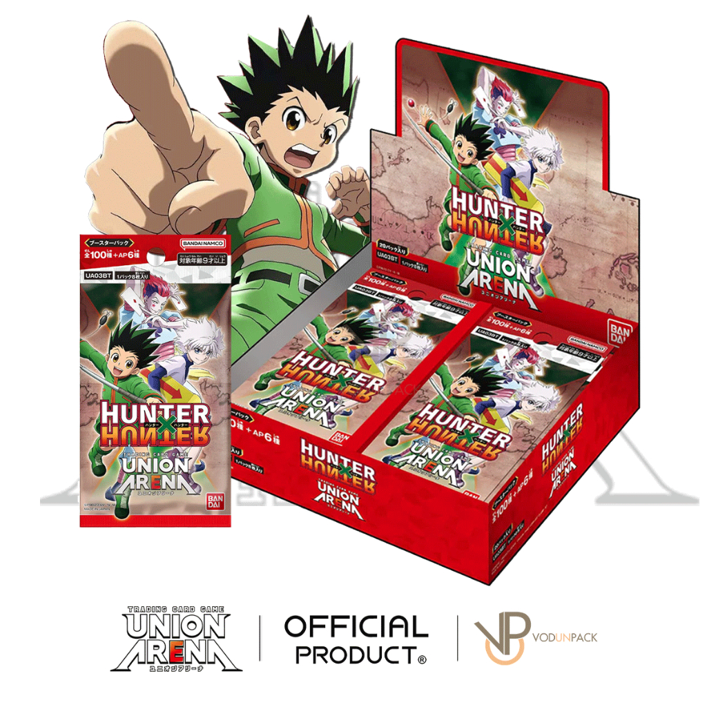 [ Union Arena ] Booster Box Hunter x Hunter TCG แบบแยกซอง Booster Pack