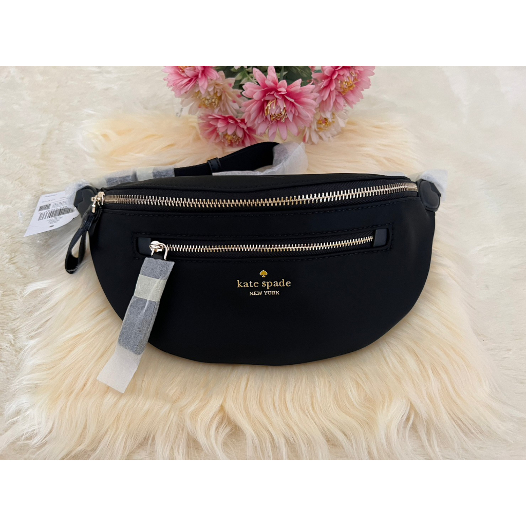 คาดอก kate spade belt bag wkr00561 the little bett black (001) 001