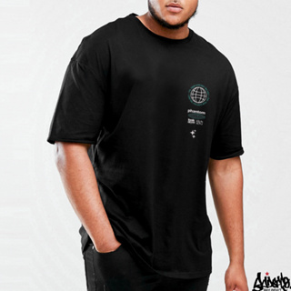 Just Say Bad ® เสื้อไซส์ใหญ่ 3XL 4XL รุ่น Phantom Balance สีดำ เสื้อยืดคนอ้วน เสื้อคนอ้วน ผู้ชาย หญิง BS