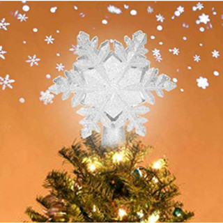 Snowflake Lamp Top Light Projection Lamp Light Gold/Silver ไฟเกล็ดหิมะ ไฟตกเเต่ง