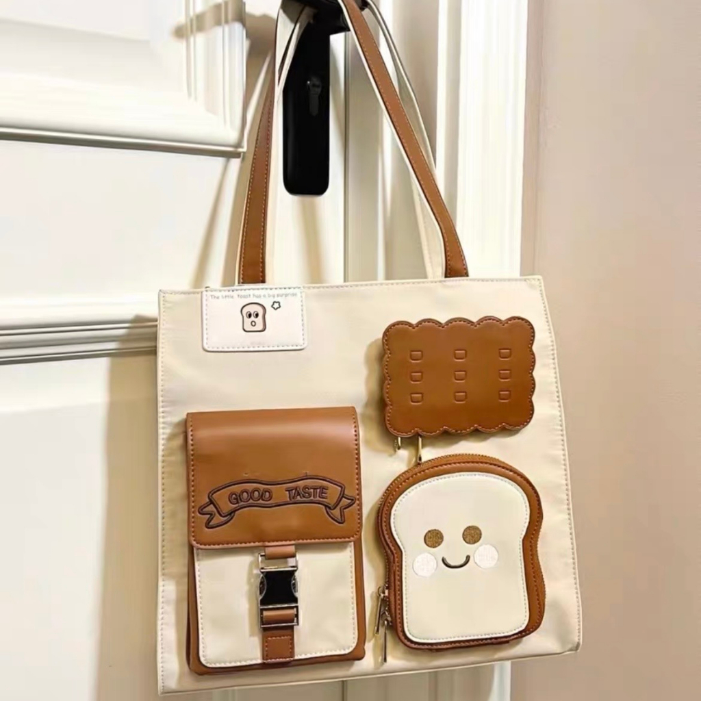 กระเป๋าผ้าขนมปังปิ้ง-น่ารักสุดๆ-code-7640