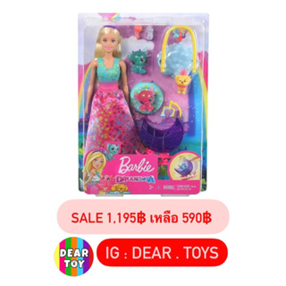 Barbie  Dreamtopia มาพร้อมกับสัตว์เลี้ยงน่ารัก ของเเท้100%