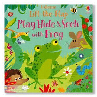 DKTODAY หนังสือ USBORNE LIFT-THE-FLAP PLAY HIDE & SEEK WITH FROG (AGE 2+)