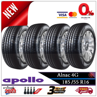 185/55R16 Apollo Alnac4G |2,4 เส้น| *ปี2023*-ส่งฟรี- ผ่อน0% ยางใหม่ /ยางอะพอลโล่