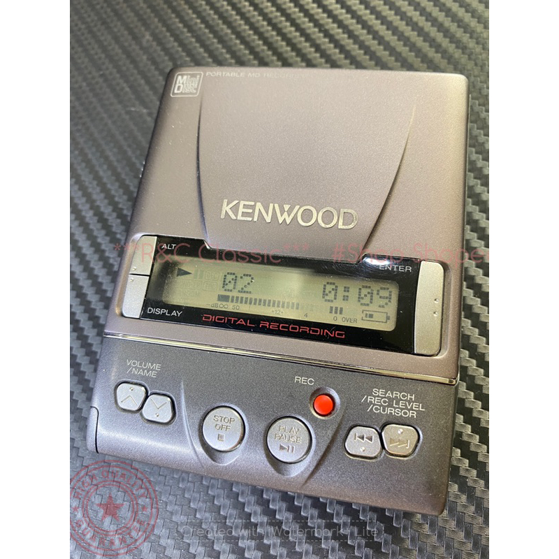 KENWOOD ポータブルMDプレーヤー DMC-J7R シルバー