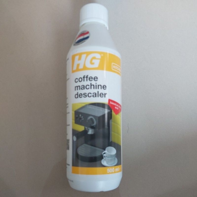 Hg descaler for espresso and pod coffee machine น้ำยาทำความสะอาดเครื่อง