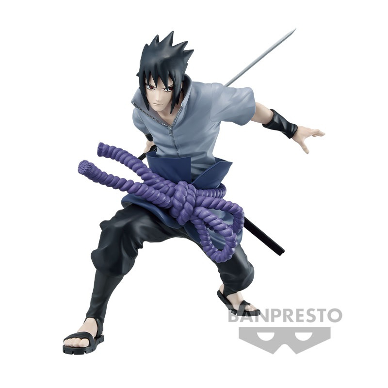 Banpresto - Figurine Sasuke Uchiha Naruto | Vibration Stars 14cm