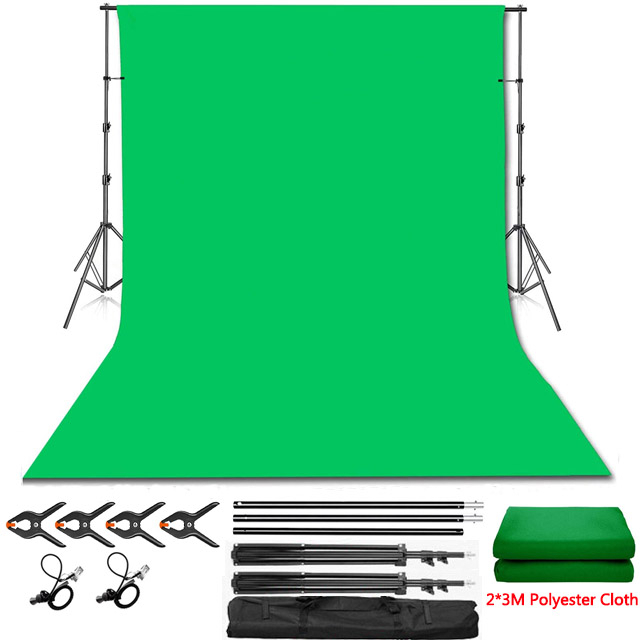 background-support-system-kit-with-2x3m-green-screen-backdrop-for-photo-studio-chromakey-green-screen-frame