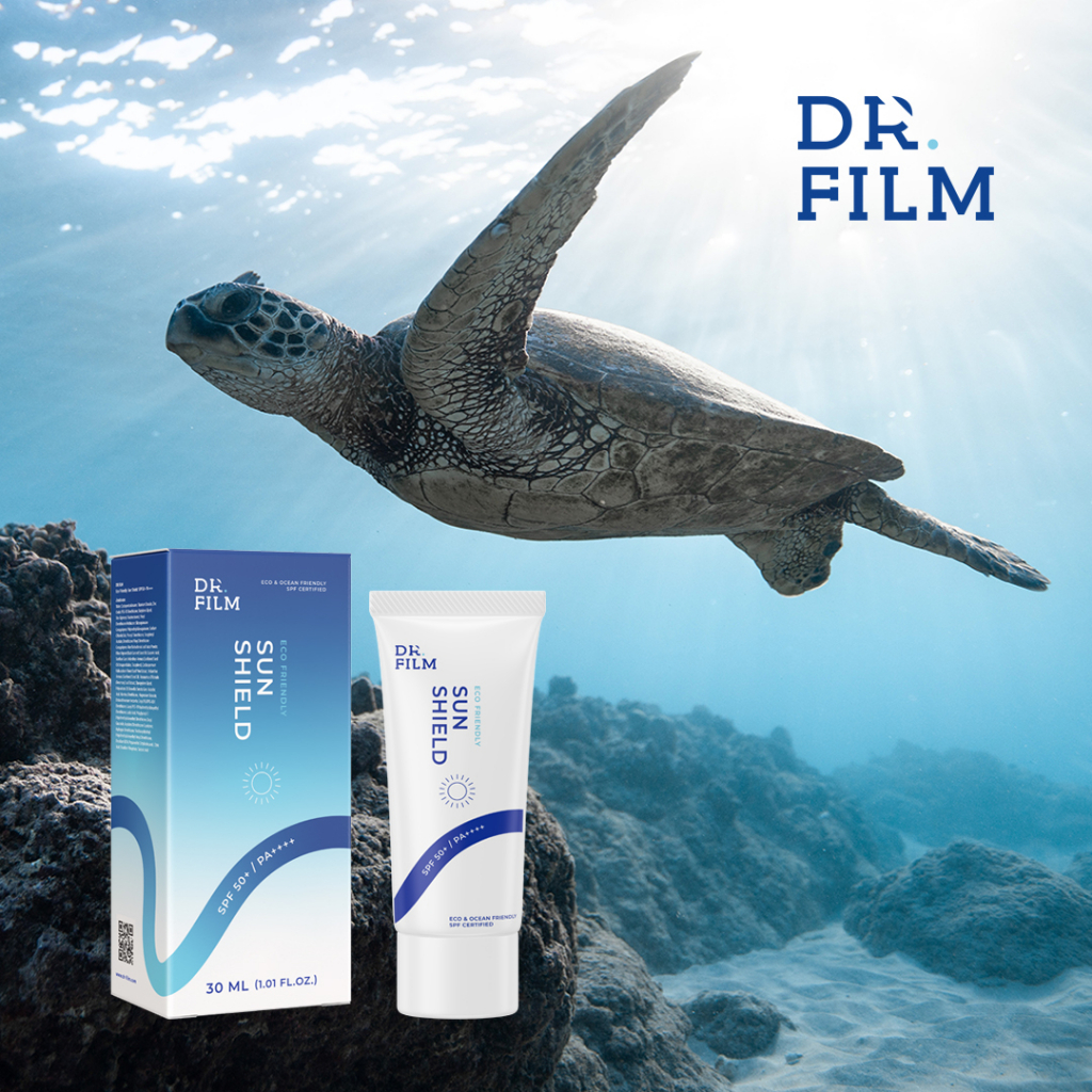 กันแดดรักษ์โลก-dr-film-eco-friendly-sun-shield-spf-50-pa-เที่ยวทะเล-ดำน้ำ-ว่ายน้ำดูปะการัง-ปกป้องผิว-ปกป้องทะเล