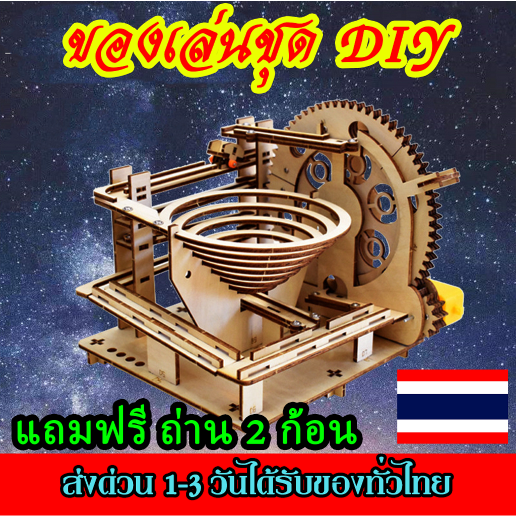 พร้อมส่งจากไทย DIYของเล่นสิ่งประดิษฐ์ ลูกกลิ้งไฟฟ้า DIY ของเล่นทดลอง