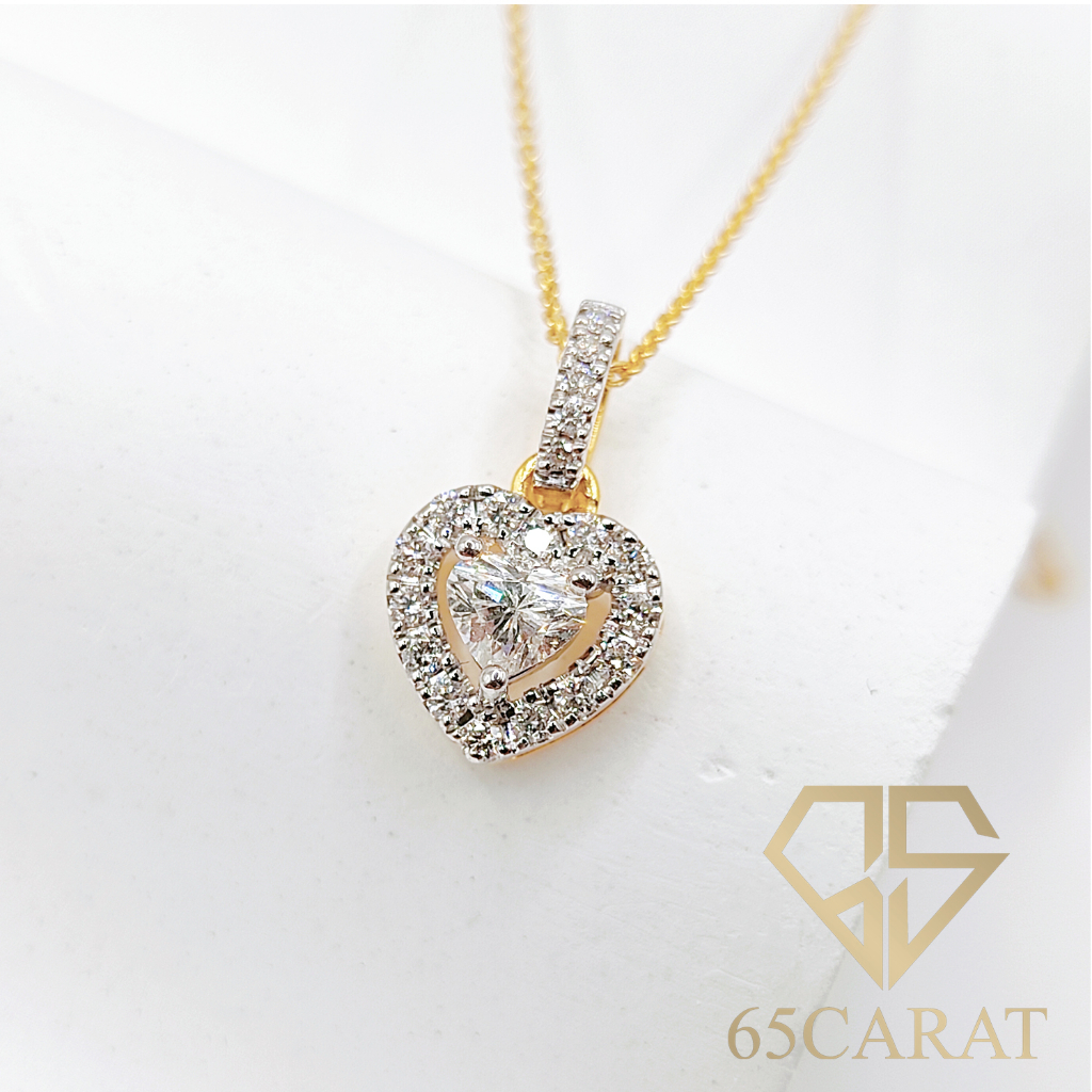 65carat-จี้เพชรหัวใจ-0-33กะรัต-เพชรเบลเยี่ยมคัท-ตรงกลางเพชรแฟนซีหัวใจ