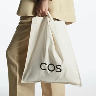 (พร้อมส่ง) COS canvas tote bag ของแท้หิ้วเอง