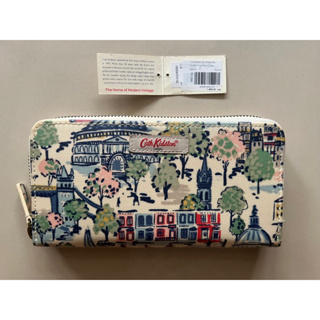 กระเป๋าสตางค์ ใบยาว แบรนด์ Cath Kidston 7.5” (มือสองของแม่ค้าเองค่ะสภาพดีมากกก)