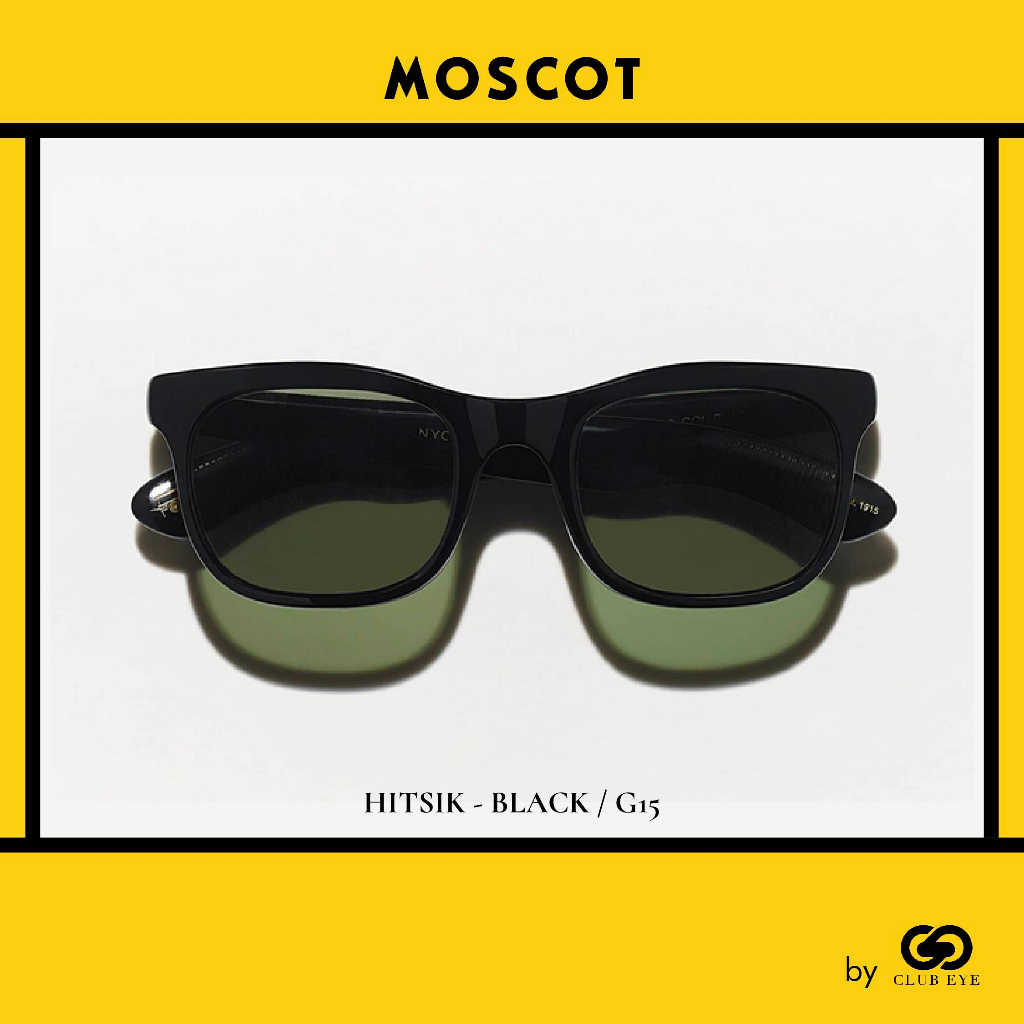 moscot-แว่นกันแดด-มอสคอต-รุ่น-hitsik-สีกรอบ-black-สีเลนส์-g15-ไซซ์-51-ของแท้-มีประกัน