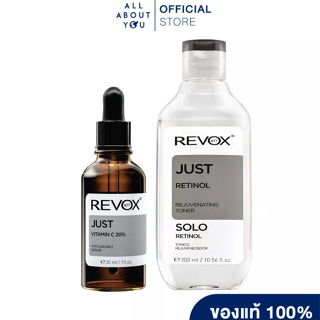 [ SET ] Revox B77 JUST VITAMIN C 20% ANTIOXIDANT SERUM 30 ml+Revox B77 JUST RETINOL REJUVENATING TONER 300 ml