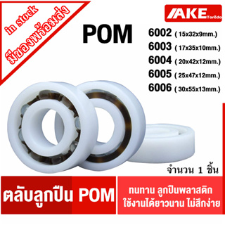 6002 6003 6004 6005 6006 POM ตลับลูกปืนพลาสติก ( POM Plastic Ball Bearing ) POM จัดจำหนายโดยโดย AKE