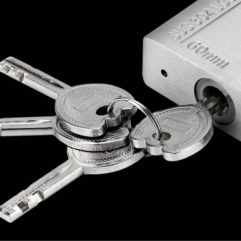 แม่กุญแจพร้อมลูก4-ดอก-แสตนเลส304-30mm