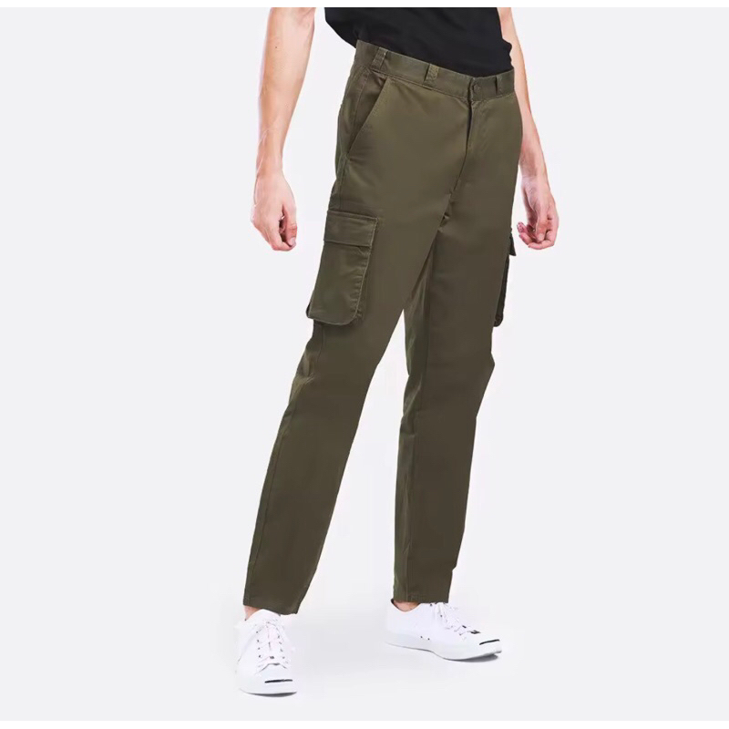 กางเกงขายาวผู้ชาย-lee-เอวกลางกระบอกเล็ก-รุ่น-comfort-tapered