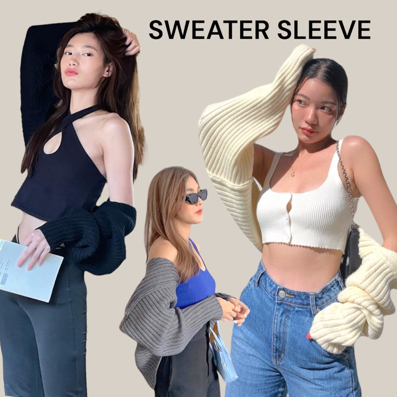 aqueen-i-sweater-sleeve-สเวตเตอร์ไหมพรม-เกรดผ้าหนา