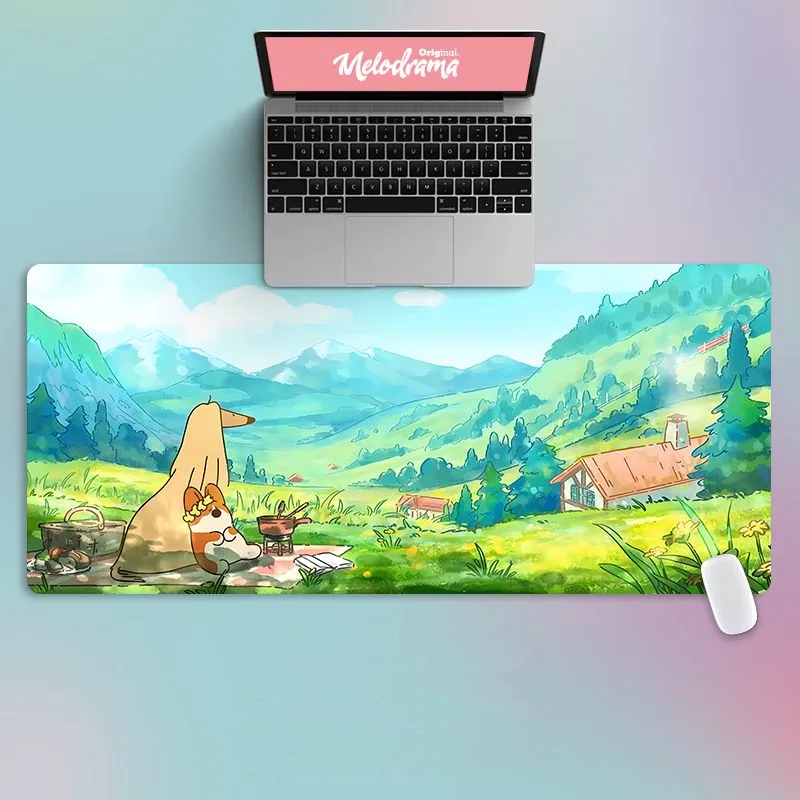 แผ่นรองเมาส์-90-40cm-แผ่นรองเมาส์ขนาดใหญ่-mouse-pad-80x30cm-หลายลาย-หลายขนาด-หนา-3-0-mm