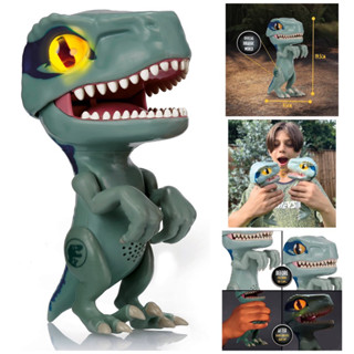 WOW! STUFF Jurassic World Trigger Chomper - Velociraptor Blue