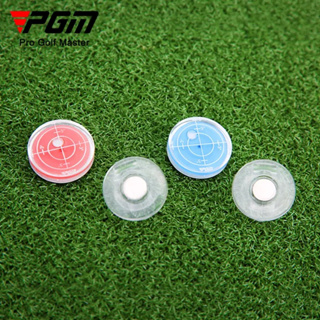 คลิปมาร์กเกอร์แม่เหล็ก PGM สีแดงและสีน้ำเงิน (MK011) สําหรับมาร์กลูกกอล์ฟ Magnetic Golf Clip Ball Marker