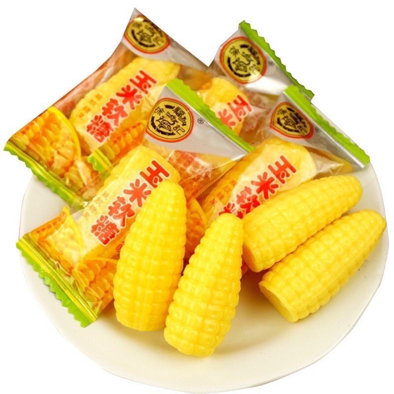 ขนมเยลลี่-แพ๊ค500กรัม-ขนมข้าวโพด-เยลลี่-เยลลี่ข้าวโพด-ขนมกลิ่นข้าวโพด-เยลลี่-ขนมหนึบหนับ-คุกกี้