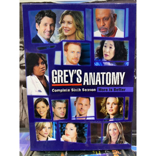 DVD ซีรี่: GREY’S ANATOMY แพทย์มือใหม่หัวใจเกินร้อย ซีซั่น6