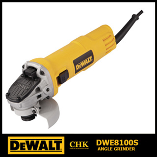 DEWALT DWE8100S เครื่องเจียร์ไฟฟ้า 4 นิ้ว (720วัตต์) รับประกันศูนย์ 3 ปี (ไม่มีด้ามจับ)