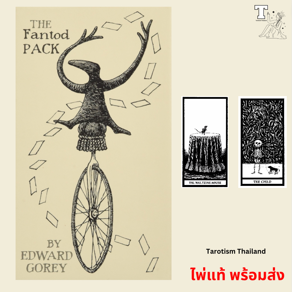 ไพ่แท้ พร้อมส่ง Fantod Pack Tarot by Edward Gorey - Other merchandise ...
