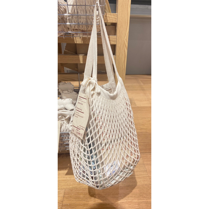 Muji Cotton Mesh Storage Bag Shopee Thailand