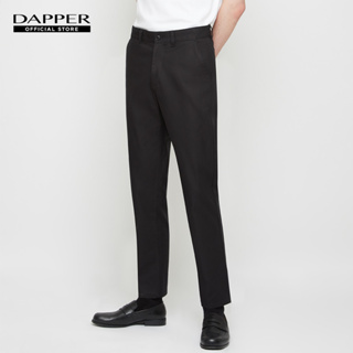 DAPPER กางเกงชิโน่ 5 Pockets ทรง Comfort Fit สีดำ (TC2B1/603SP)
