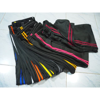 รูป (เลือกสีได้)กางเกงวอร์ม  แถบคู่ ผ้านิ่ม ใส่สบาย